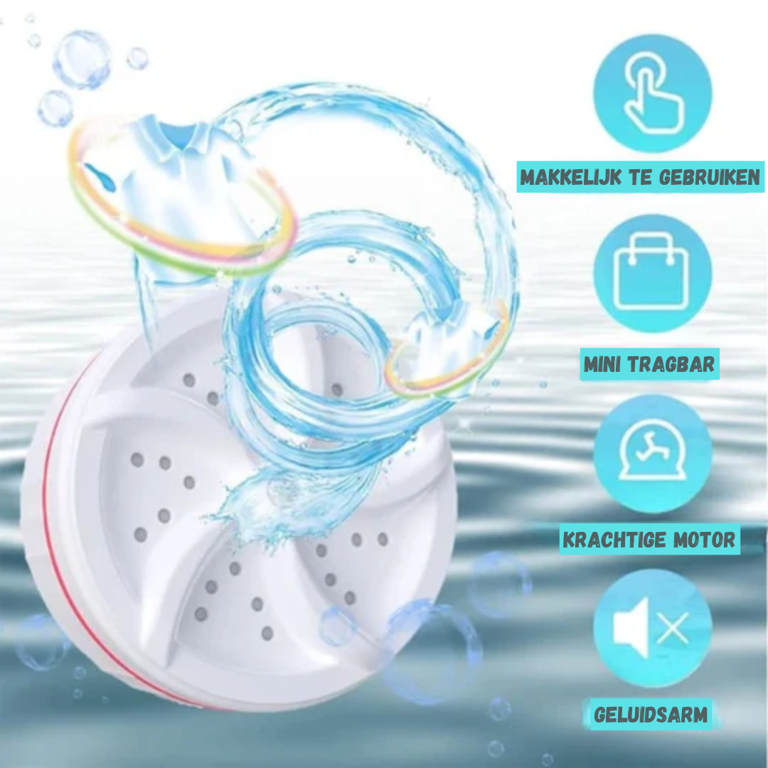 Portable Washing Machine Ultrasonic USB Powered 1 Kg Capacity