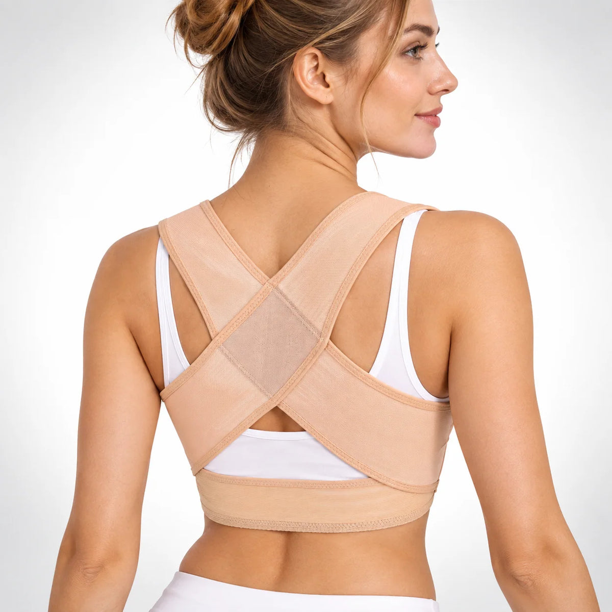 Posture Brace X-Back Adjustable Discreet Fit