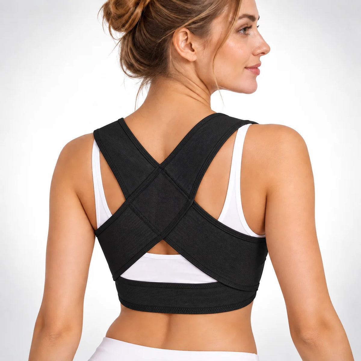 Posture Brace X-Back Adjustable Discreet Fit
