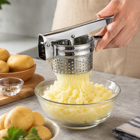 Potato Masher Stainless Steel Lump-Free Dishwasher Safe