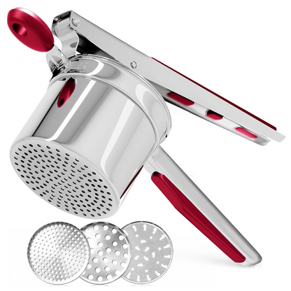 Potato Ricer Stainless Steel Fine Plate 15 Oz Capacity
