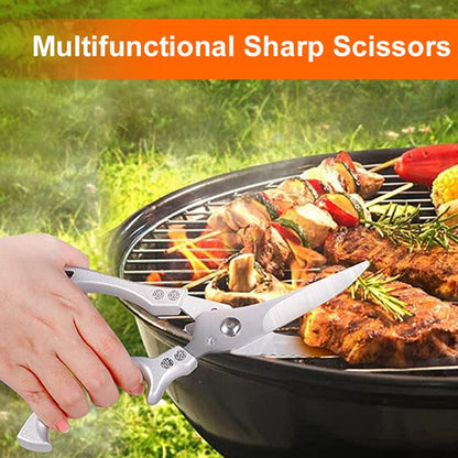 Poultry Shears Stainless Steel Bone Cutting & Fish Scaling