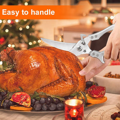 Poultry Shears Stainless Steel Bone Cutting & Fish Scaling