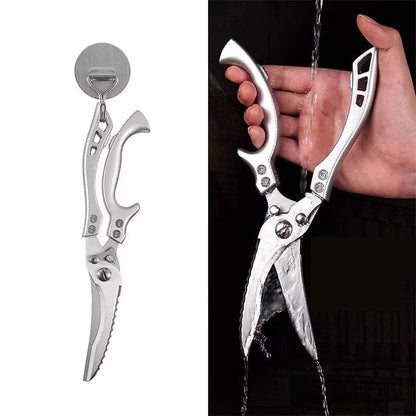 Poultry Shears Stainless Steel Bone Cutting & Fish Scaling