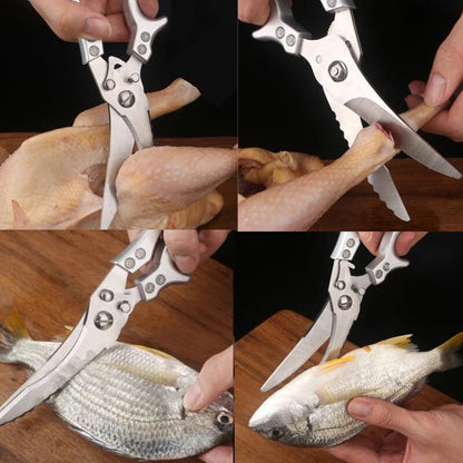 Poultry Shears Stainless Steel Bone Cutting & Fish Scaling