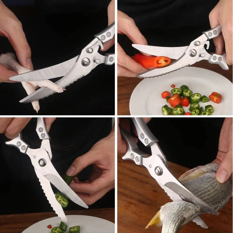 Poultry Shears Stainless Steel Bone Cutting & Fish Scaling