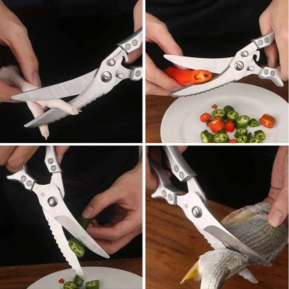Poultry Shears Stainless Steel Bone Cutting & Fish Scaling