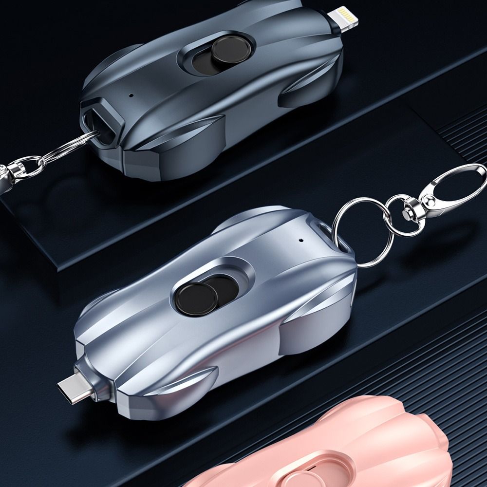 Power Bank Keychain 1500mAh Race Car Design