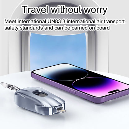 Power Bank Keychain 1500mAh Race Car Design