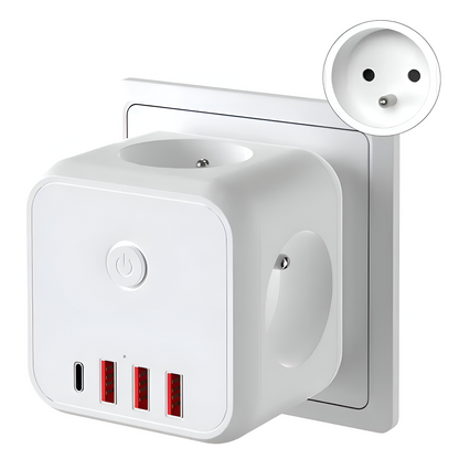Power Strip 7-in-1 Surge & Overload Protection