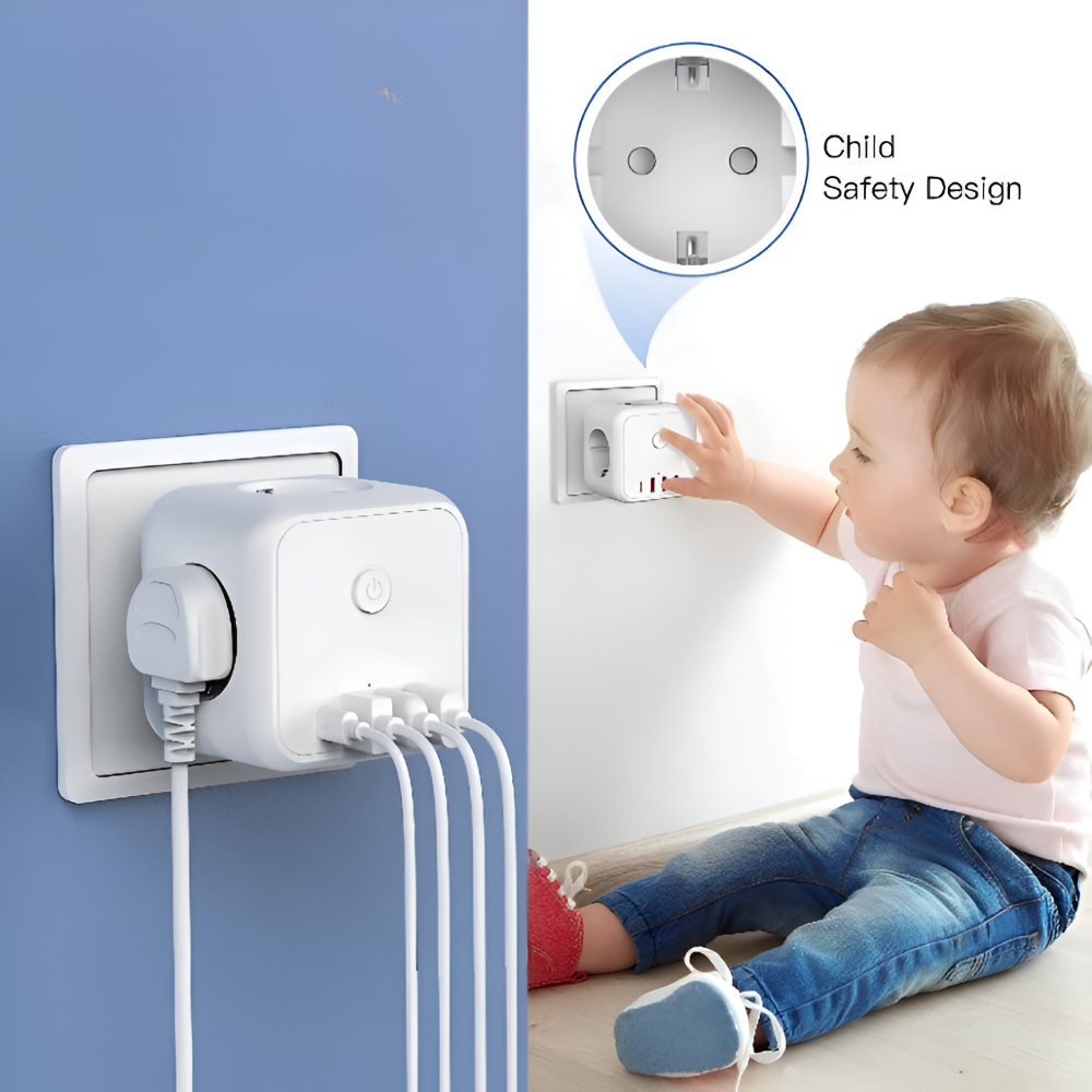 Power Strip 7-in-1 Surge & Overload Protection