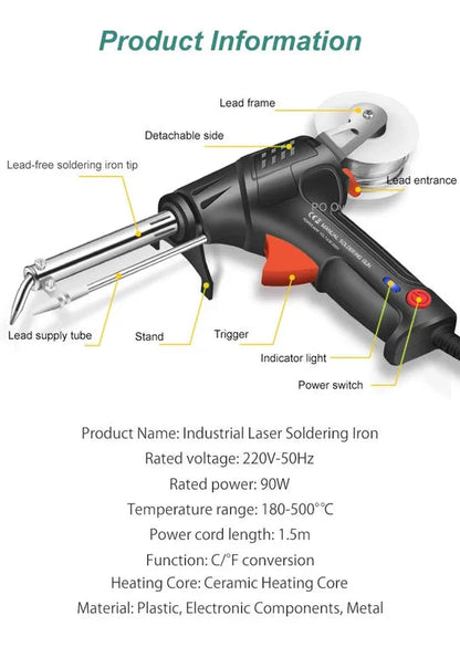 Precision Laser Welder | Dual-Purpose Cutting and Welding Device