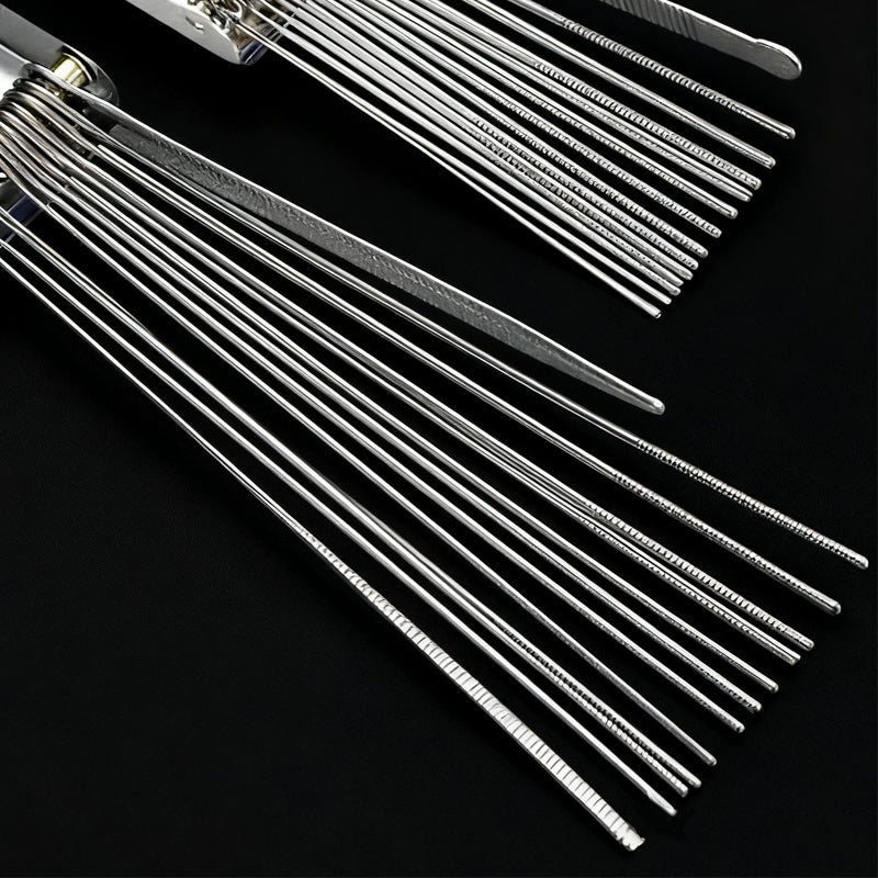 Precision Needle Set Stainless Steel Multiple Sizes