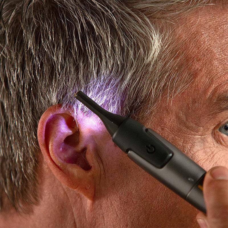 Precision Trimmer Titanium-Coated Blade Integrated LED Lightweight
