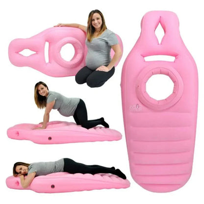 Pregnancy Pillow Inflatable Adjustable Firmness Belly & Back Support