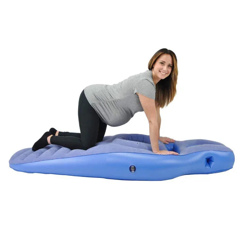 Pregnancy Pillow Inflatable Adjustable Firmness Belly & Back Support