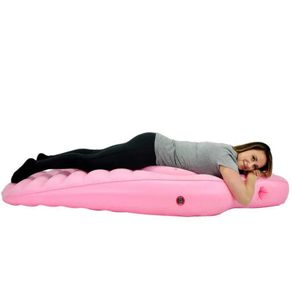 Pregnancy Pillow Inflatable Adjustable Firmness Belly & Back Support