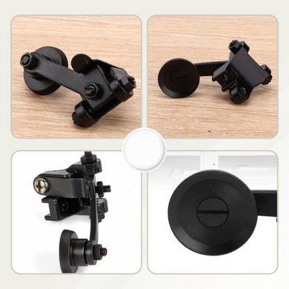 Presser Foot Rotating Roller Stainless Steel High Shank Compatible