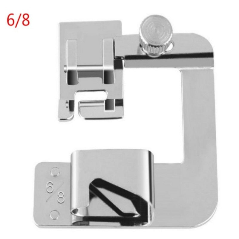 Presser Foot Set 3-Piece Hemming Stainless Steel Snap-On Compatible