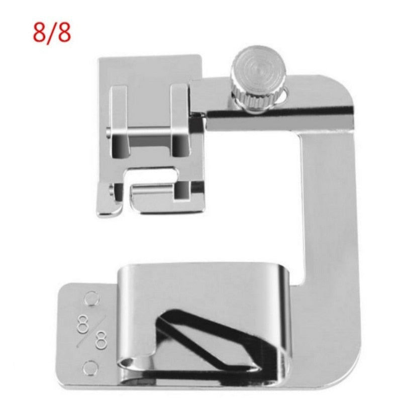 Presser Foot Set 3-Piece Hemming Stainless Steel Snap-On Compatible