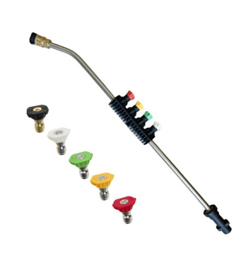 Pressure Washer Extension Pole Telescopic 4m Brass Stainless Steel