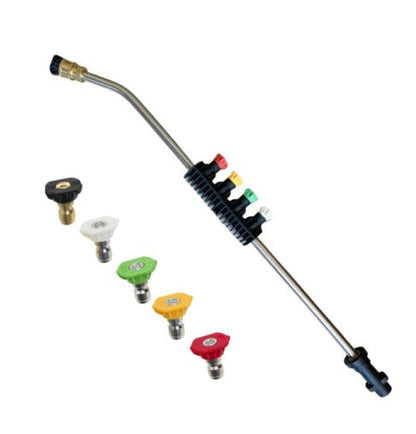 Pressure Washer Extension Pole Telescopic 4m Brass Stainless Steel