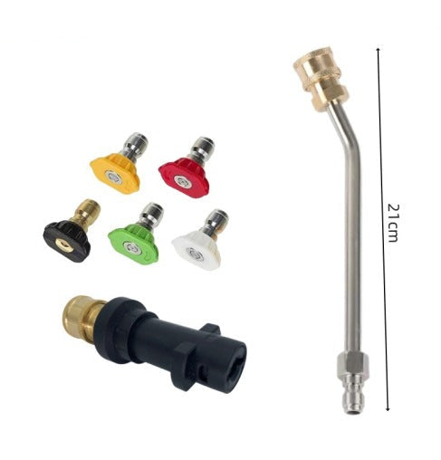 Pressure Washer Extension Pole Telescopic 4m Brass Stainless Steel
