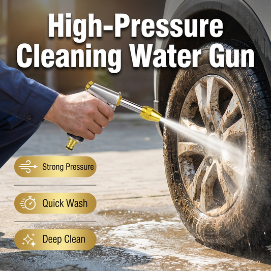Pressure Washer Gun Brass Nozzle Adjustable Spray Head