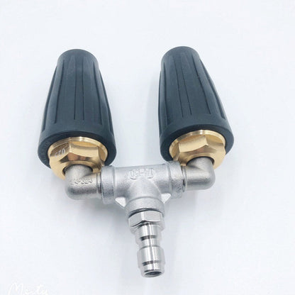 Pressure Washer Nozzle Dual Rotating Quick-Connect Set of 2