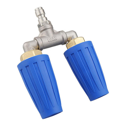 Pressure Washer Nozzle Dual Rotating Quick-Connect Set of 2