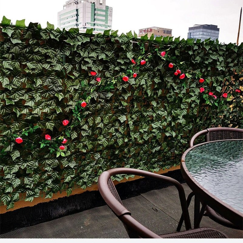Privacy Screen Artificial Leaf Dense Coverage UV-Resistant