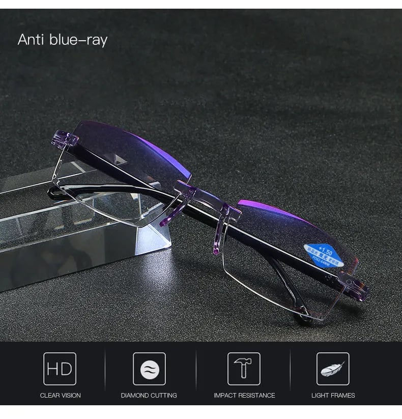 Progressive Glasses Anti-Blue Light Lightweight TR90 Frame