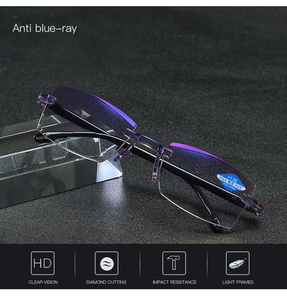 Progressive Glasses Anti-Blue Light Lightweight TR90 Frame