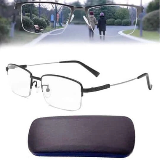 Progressive Glasses Auto-Focus UV & Blue Light Filtering
