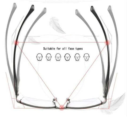 Progressive Glasses Auto-Focus UV & Blue Light Filtering