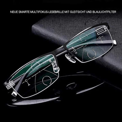 Progressive Reading Glasses Automatic Focus UV & Blue Light Filters