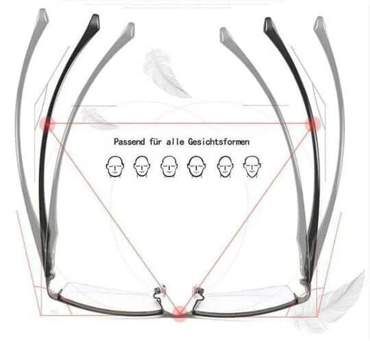 Progressive Reading Glasses Automatic Focus UV & Blue Light Filters