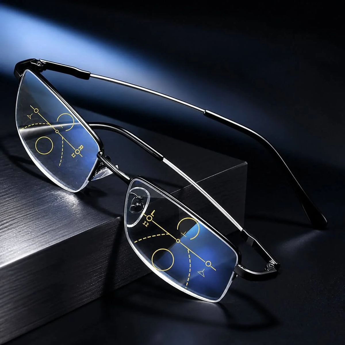 Progressive Reading Glasses Multifocal Blue Light & Anti-Glare
