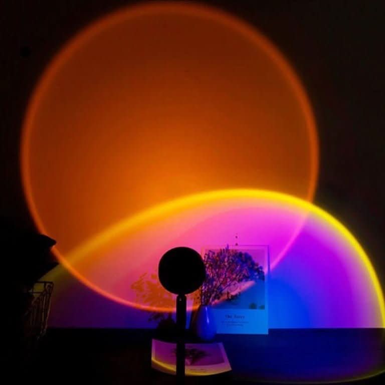 Projection Lamp 16 Colors Rotating Head & Remote