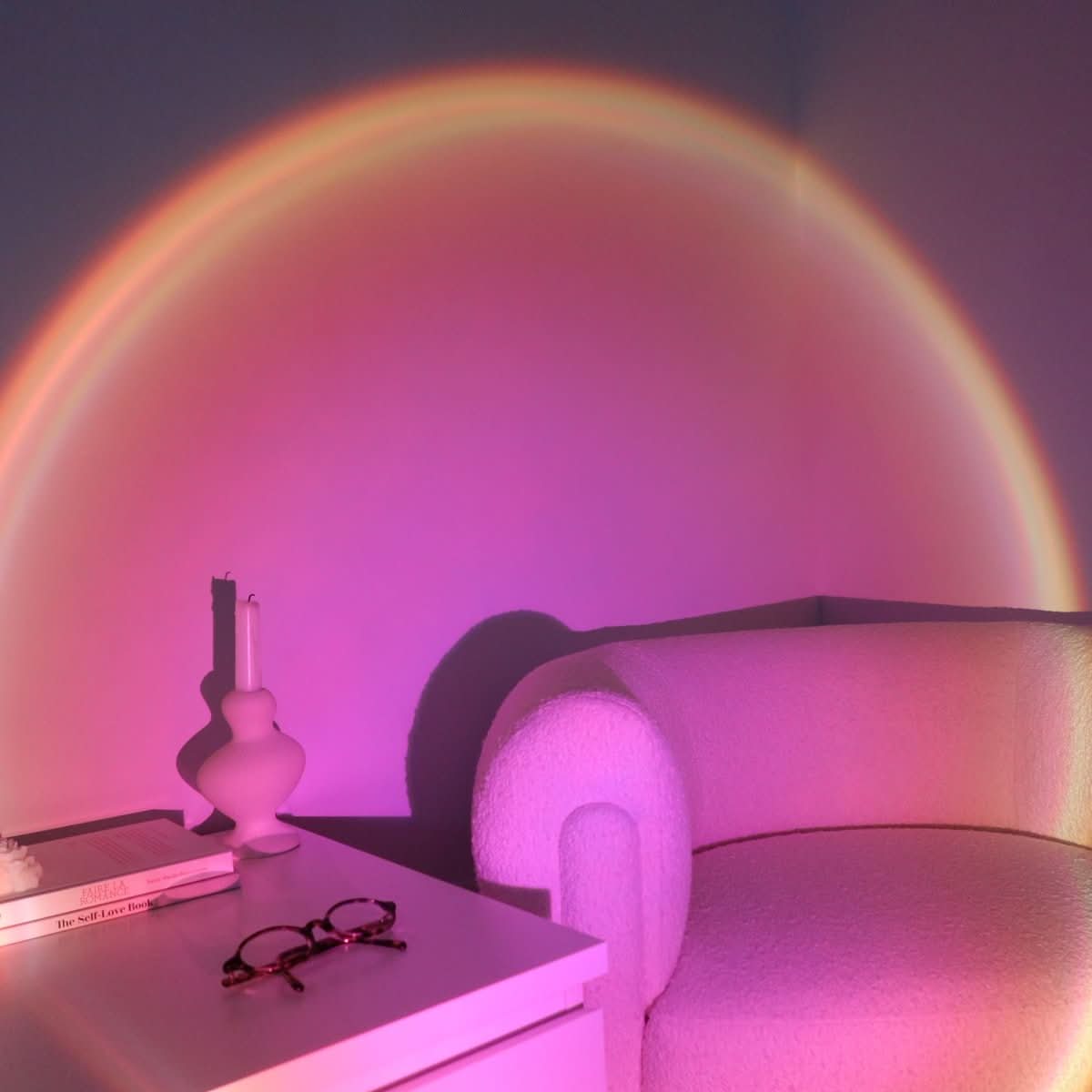 Projection Lamp 16 Colors Rotating Head & Remote