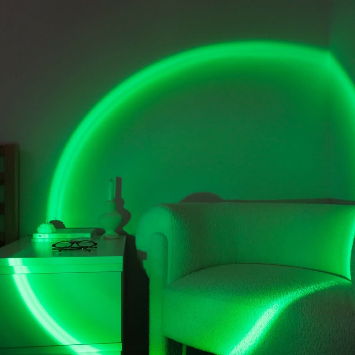 Projection Lamp 16 Colors Rotating Head & Remote
