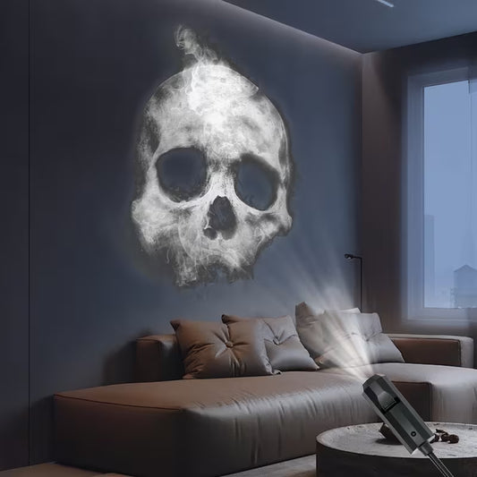 Projector Lamp Rotatable Skull Projection USB Powered