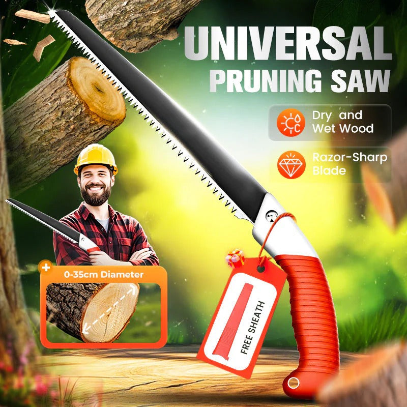 Pruning Saw SK5 Carbon Steel Ergonomic Handle Protective Sheath