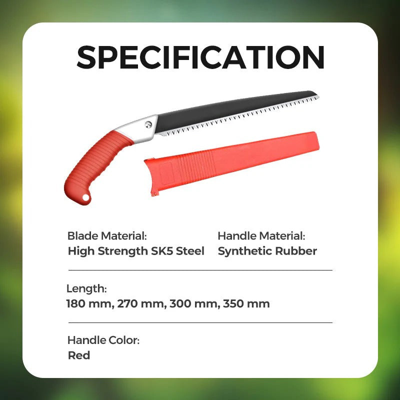 Pruning Saw SK5 Carbon Steel Ergonomic Handle Protective Sheath