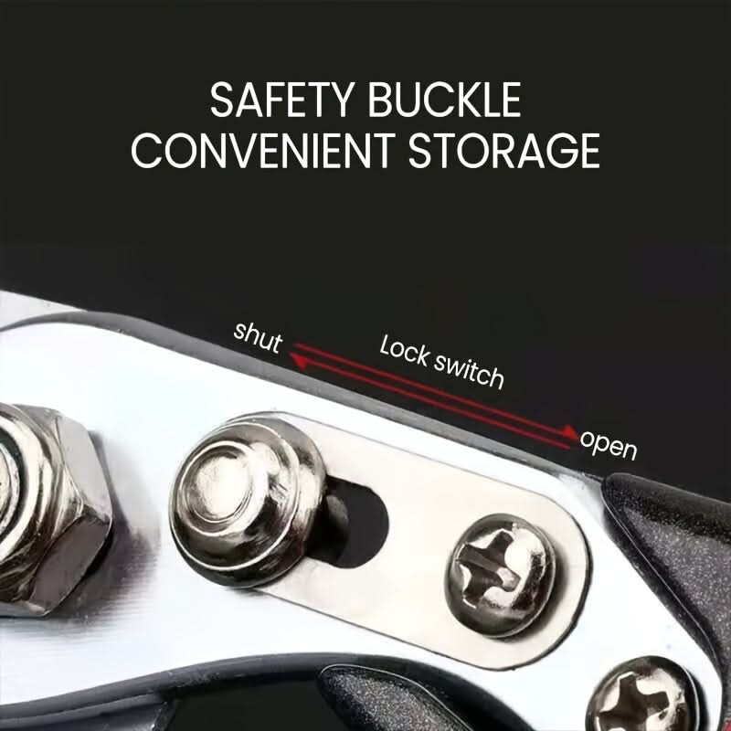 Pruning Shears Precision Steel Blade Ergonomic Non-Slip Grip