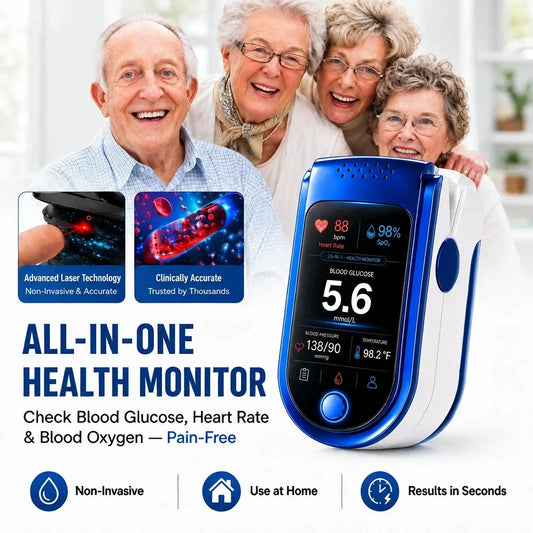 Pulse Oximeter Blood Oxygen & Pulse Rate Monitor Non-Invasive