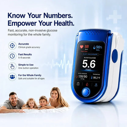 Pulse Oximeter Blood Oxygen & Pulse Rate Monitor Non-Invasive