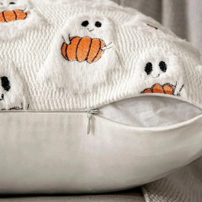 Pumpkin Cushion Cover Soft Microfiber 18 x 18 Inch Machine Washable