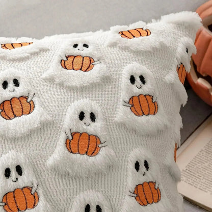 Pumpkin Cushion Cover Soft Microfiber 18 x 18 Inch Machine Washable