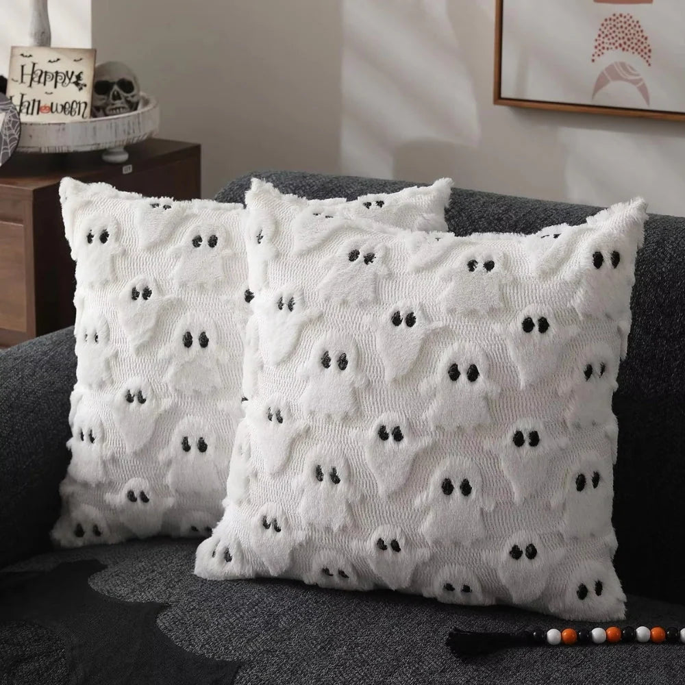 Pumpkin Cushion Cover Soft Microfiber 18 x 18 Inch Machine Washable